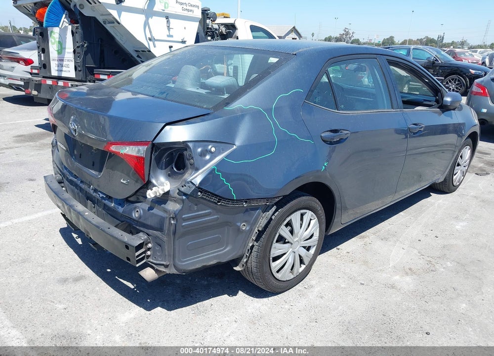 2016 TOYOTA COROLLA LE VIN: 5YFBURHE8GP484226