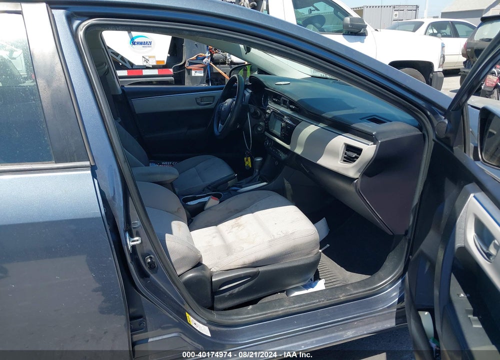 2016 TOYOTA COROLLA LE VIN: 5YFBURHE8GP484226