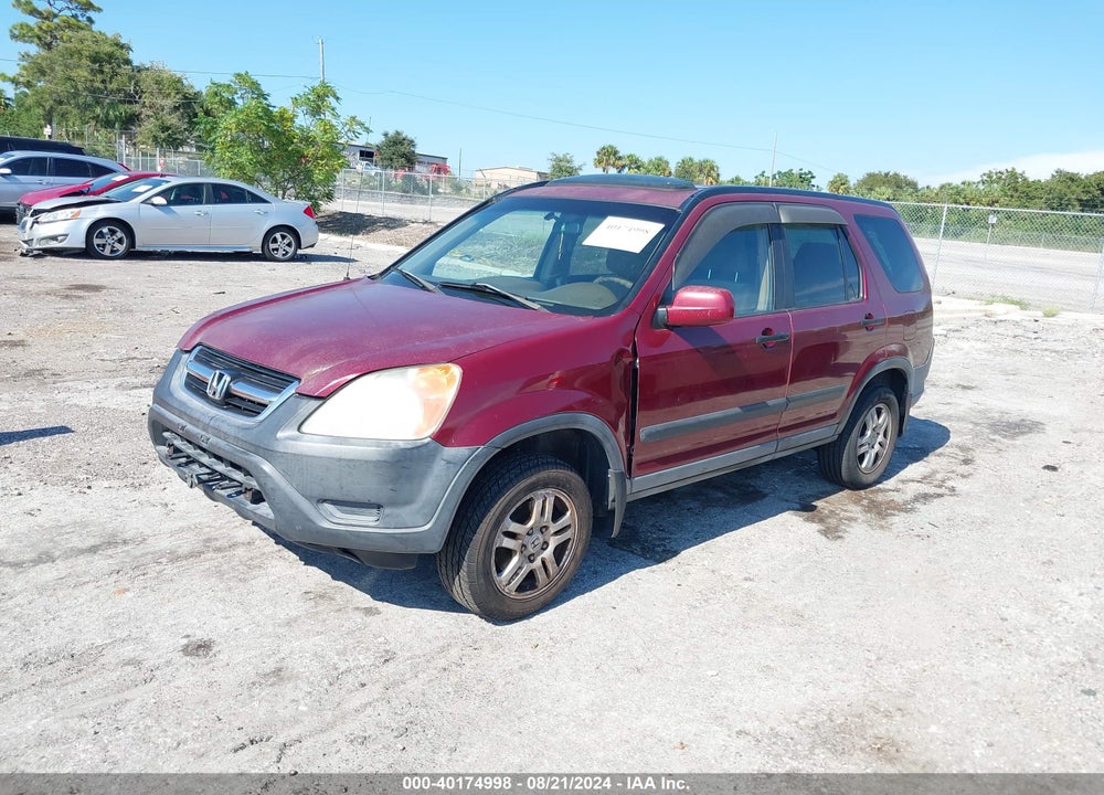 2002 HONDA CR-V EX VIN: SHSRD78812U002335