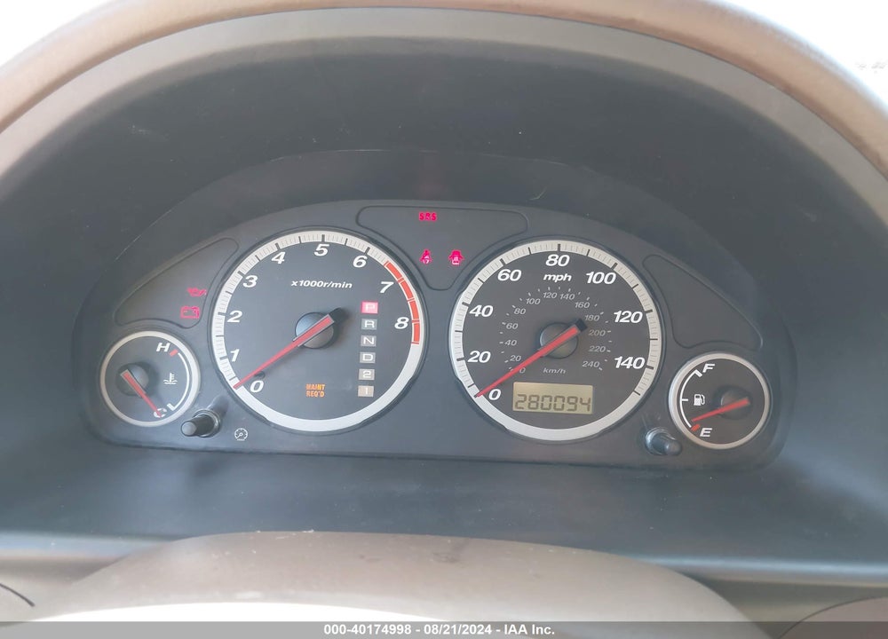 2002 HONDA CR-V EX VIN: SHSRD78812U002335