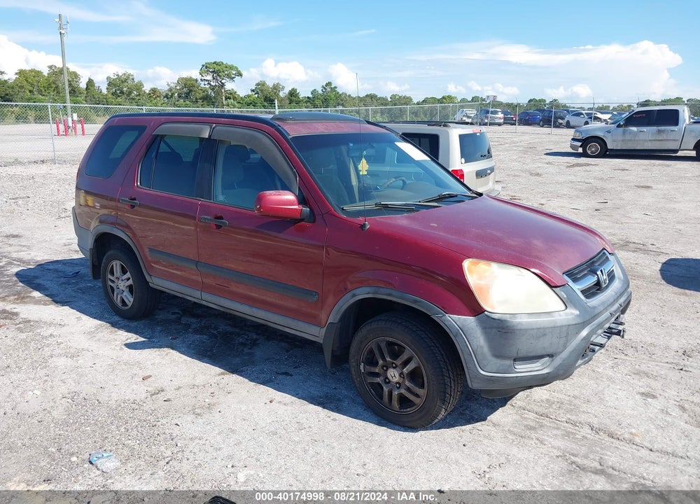 2002 HONDA CR-V EX VIN: SHSRD78812U002335