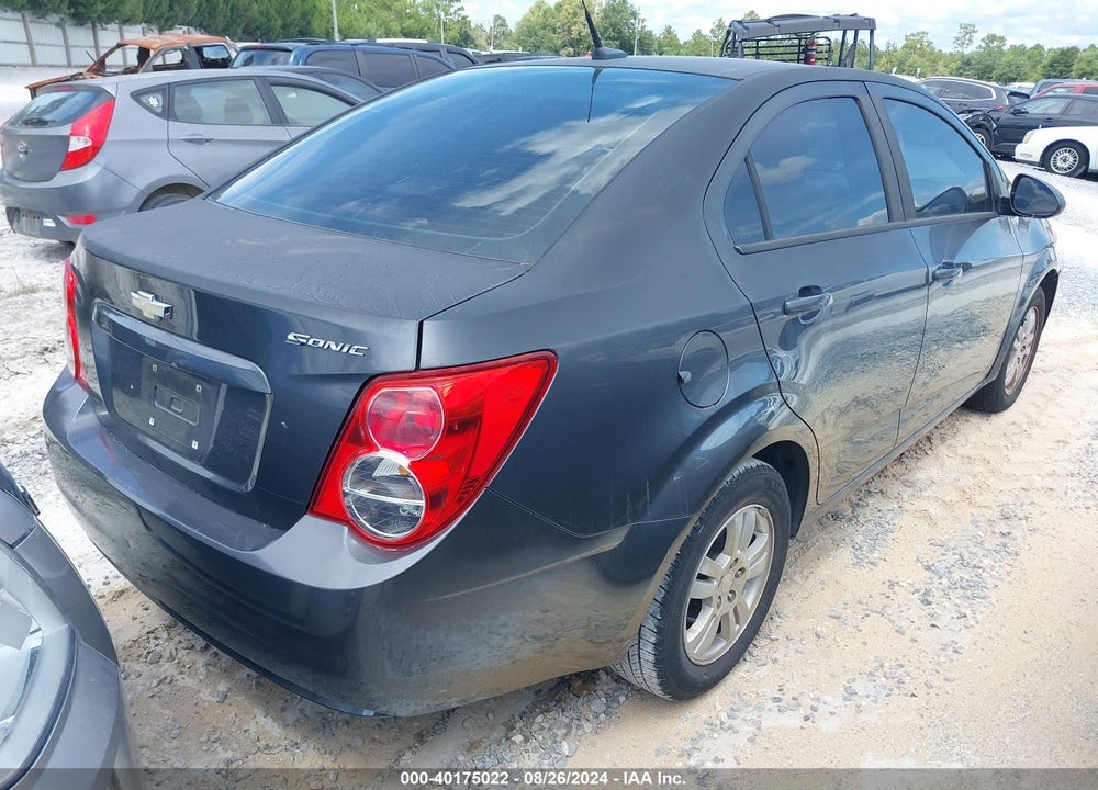 2012 CHEVROLET SONIC 1LS VIN: 1G1JB5SHXC4207421
