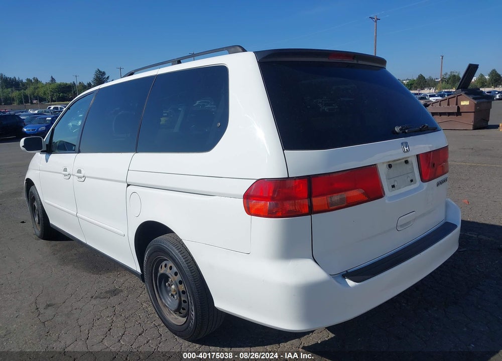 2001 HONDA ODYSSEY EX VIN: 2HKRL18611H560529