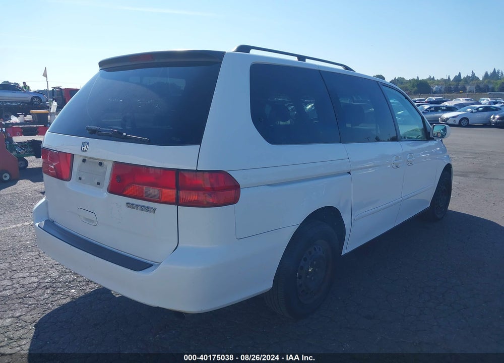 2001 HONDA ODYSSEY EX VIN: 2HKRL18611H560529