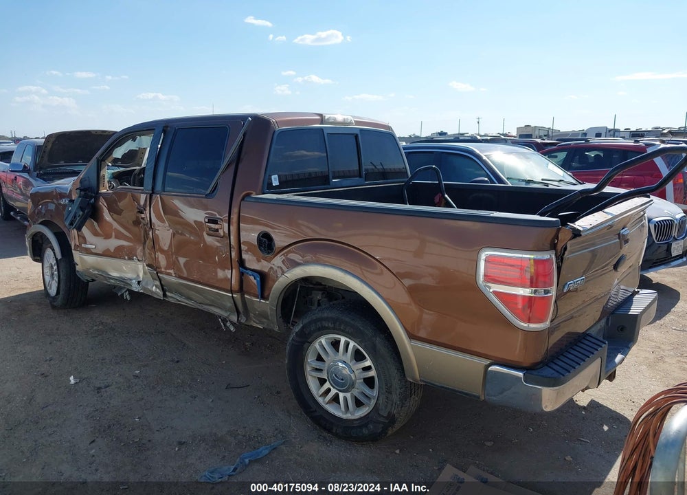2011 FORD F-150 LARIAT VIN: 1FTFW1CT7BFB15912