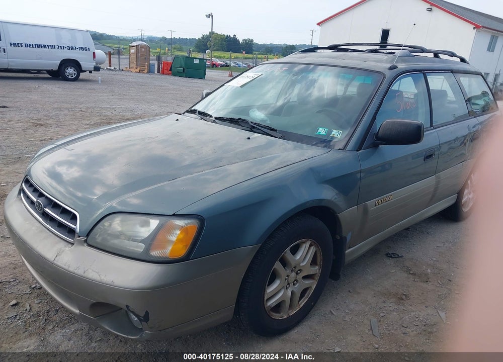 2001 SUBARU OUTBACK VIN: 4S3BH665817612642