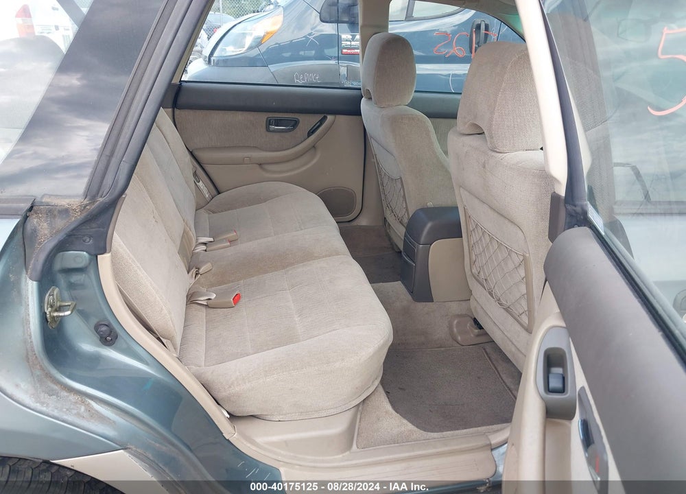 2001 SUBARU OUTBACK VIN: 4S3BH665817612642