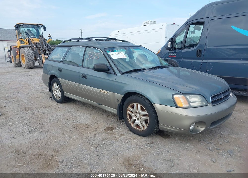 2001 SUBARU OUTBACK VIN: 4S3BH665817612642