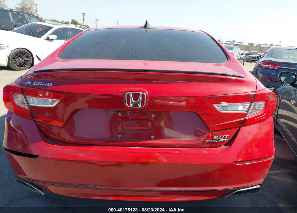 2022 HONDA ACCORD SPORT 2.0T VIN: 1HGCV2F39NA006975