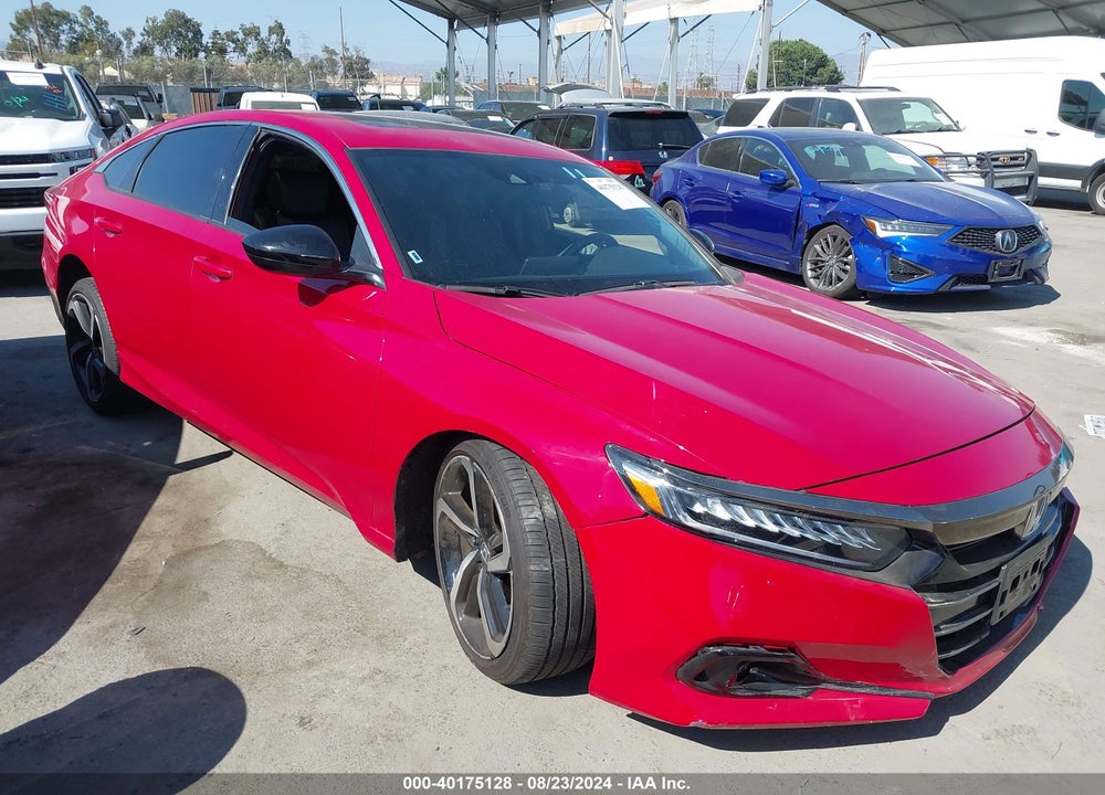 2022 HONDA ACCORD SPORT 2.0T VIN: 1HGCV2F39NA006975