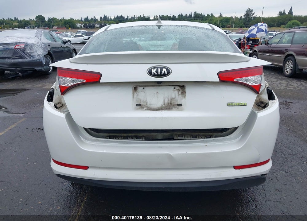 2012 KIA OPTIMA HYBRID EX VIN: KNAGM4AD6C5031530