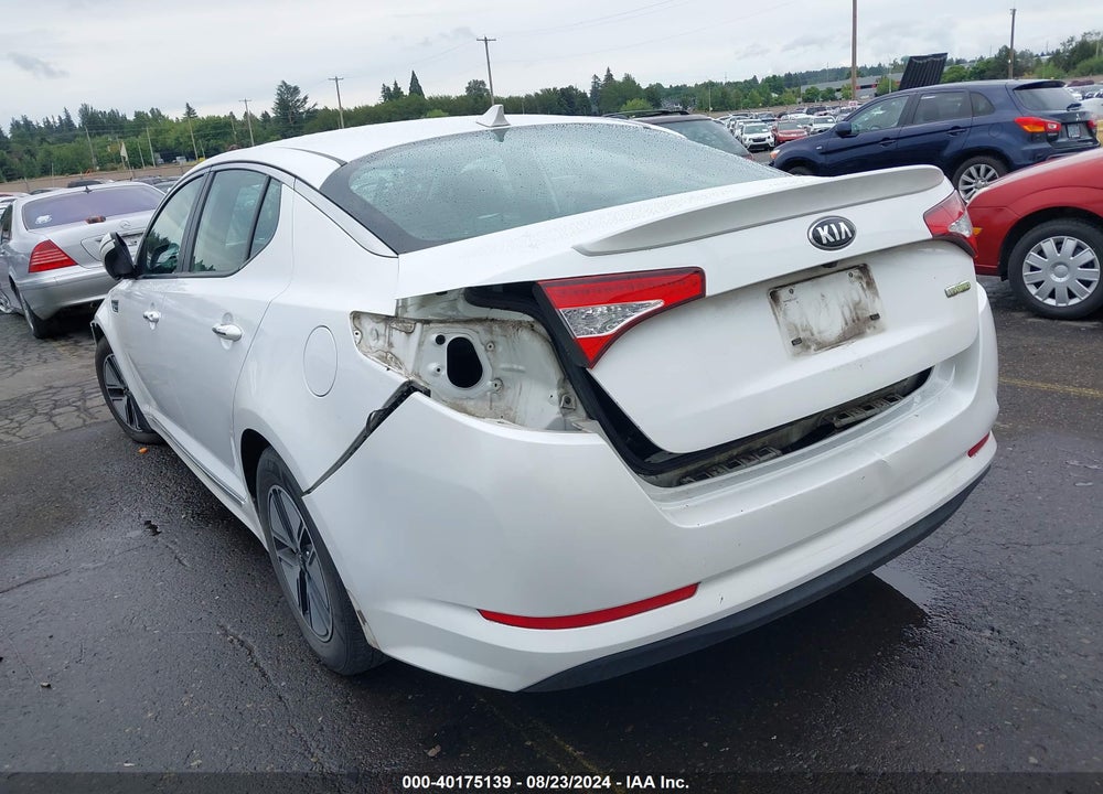 2012 KIA OPTIMA HYBRID EX VIN: KNAGM4AD6C5031530