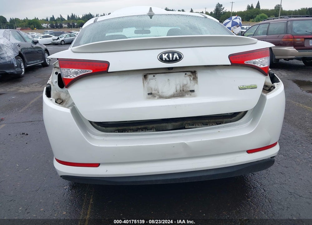 2012 KIA OPTIMA HYBRID EX VIN: KNAGM4AD6C5031530