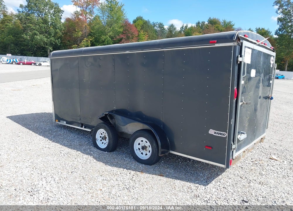 2004 ALUMINUM TRAILER CO. CARGO TRAILER 7X16 VIN: 5JXCT16204S103096