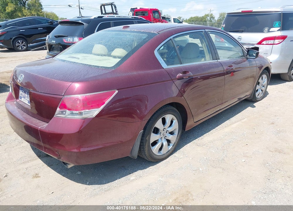 2008 HONDA ACCORD 2.4 EX-L VIN: 1HGCP26878A079322