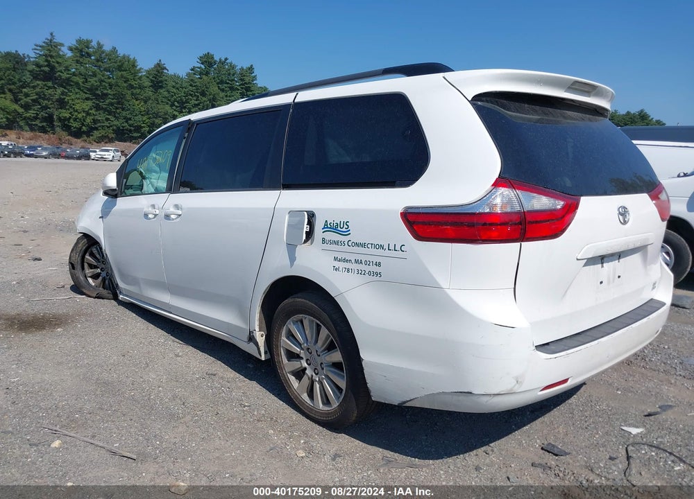 2017 TOYOTA SIENNA LE 7 PASSENGER VIN: 5TDJZ3DC0HS154779
