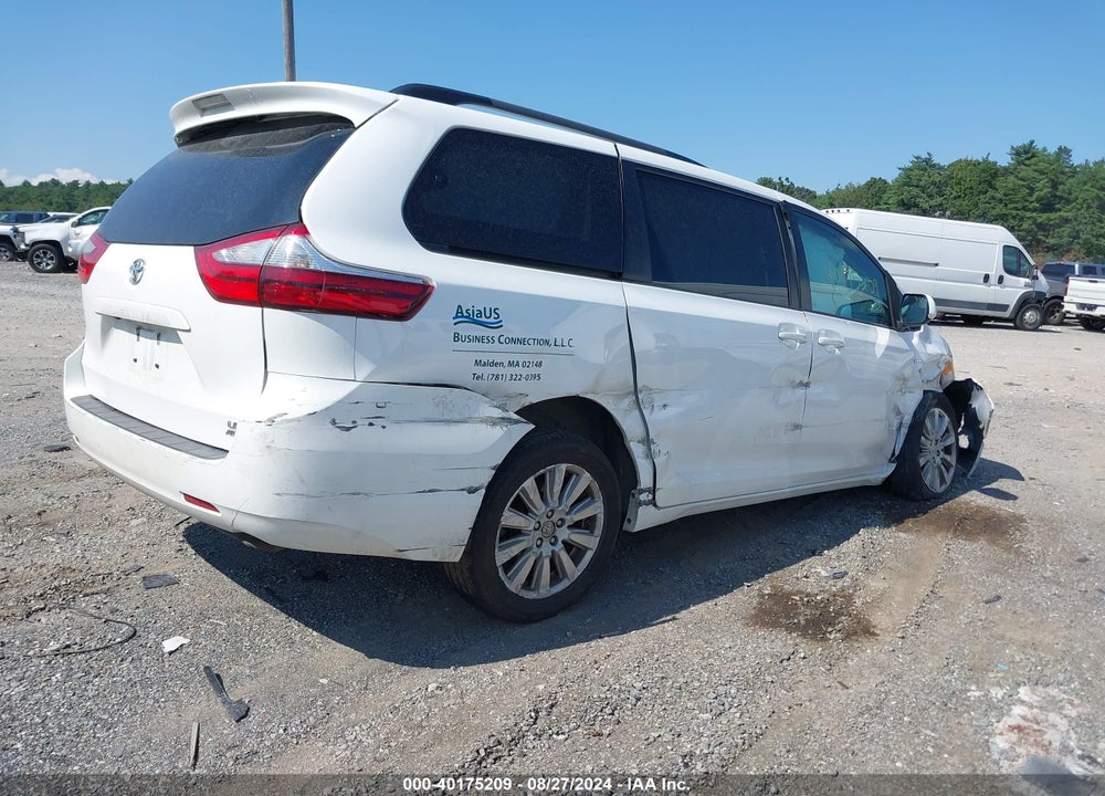 2017 TOYOTA SIENNA LE 7 PASSENGER VIN: 5TDJZ3DC0HS154779
