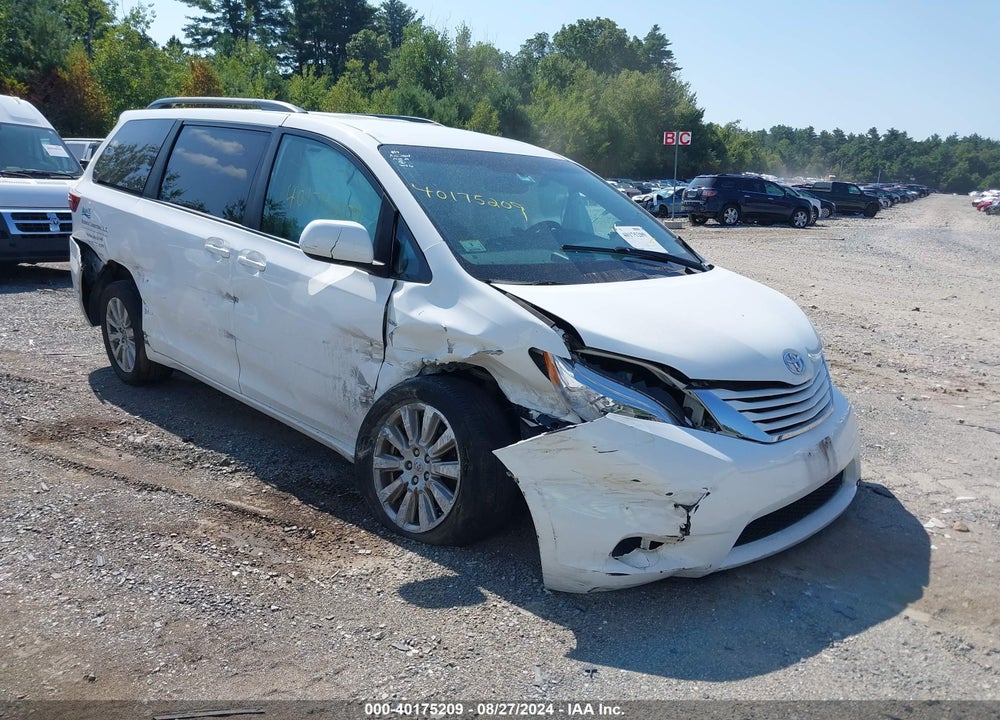 2017 TOYOTA SIENNA LE 7 PASSENGER VIN: 5TDJZ3DC0HS154779