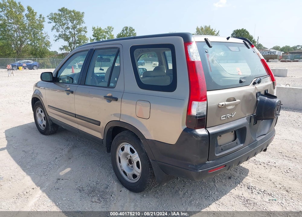 2005 HONDA CR-V LX VIN: JHLRD68505C011104