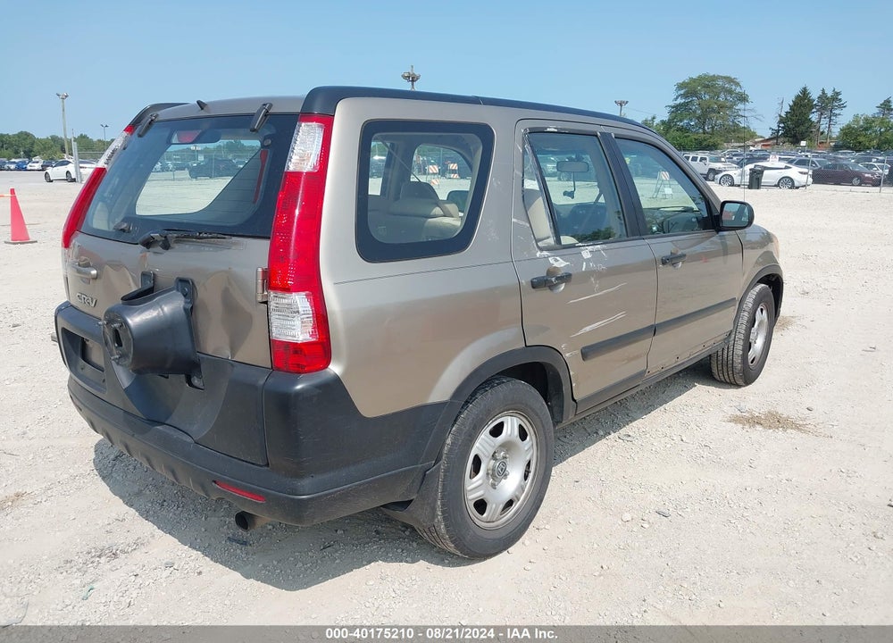 2005 HONDA CR-V LX VIN: JHLRD68505C011104