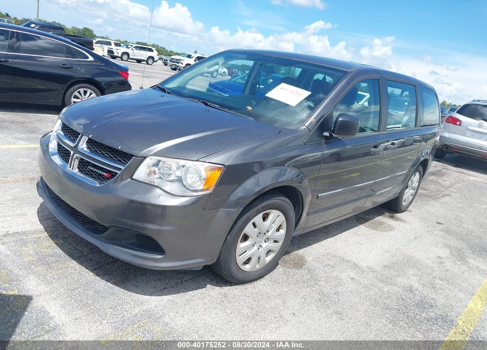 2016 DODGE GRAND CARAVAN AMERICAN VALUE PKG VIN: 2C4RDGBG7GR236935