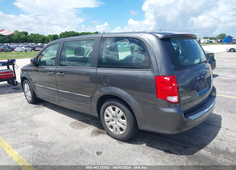 2016 DODGE GRAND CARAVAN AMERICAN VALUE PKG VIN: 2C4RDGBG7GR236935