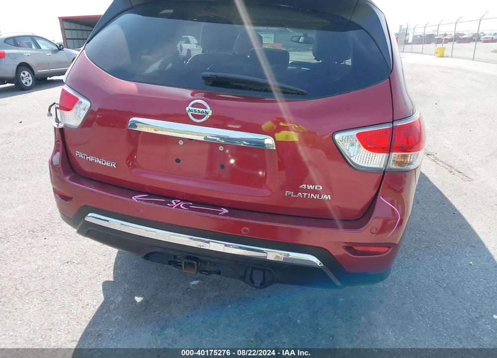 2015 NISSAN PATHFINDER PLATINUM VIN: 5N1AR2MM6FC697034