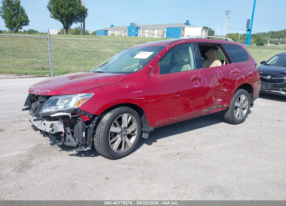 2015 NISSAN PATHFINDER PLATINUM VIN: 5N1AR2MM6FC697034