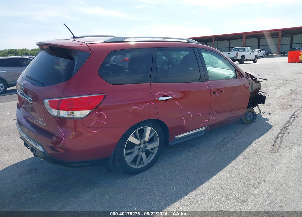 2015 NISSAN PATHFINDER PLATINUM VIN: 5N1AR2MM6FC697034