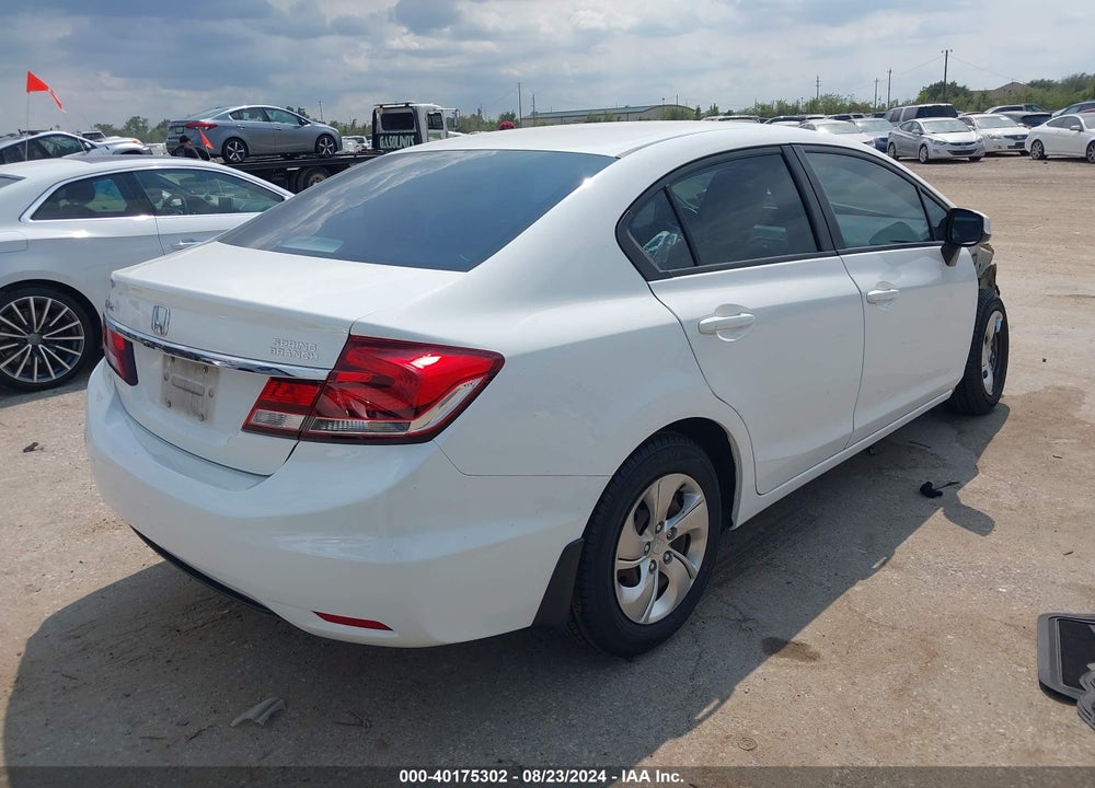 2013 HONDA CIVIC LX VIN: 2HGFB2F55DH601376