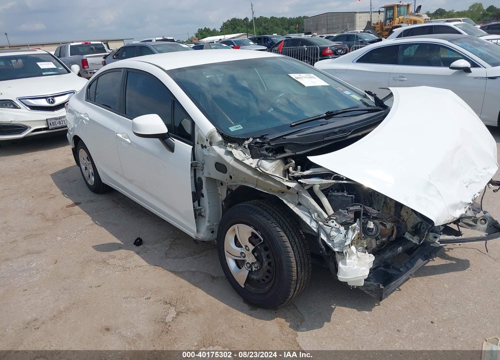 2013 HONDA CIVIC LX VIN: 2HGFB2F55DH601376