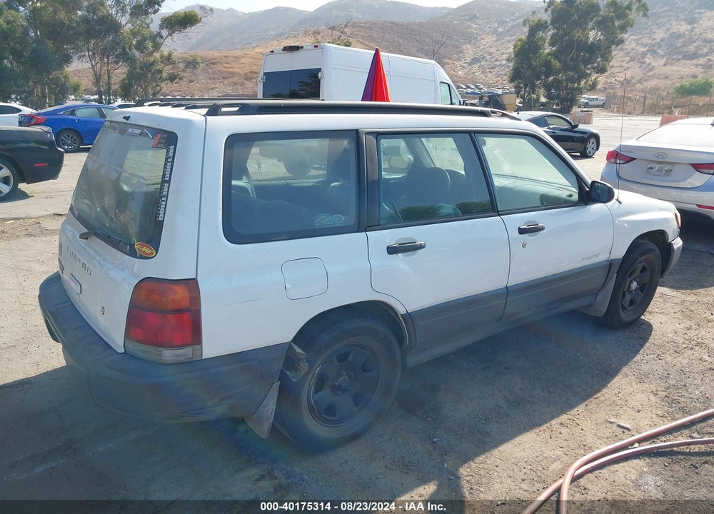 2000 SUBARU FORESTER L VIN: JF1SF6359YH722152