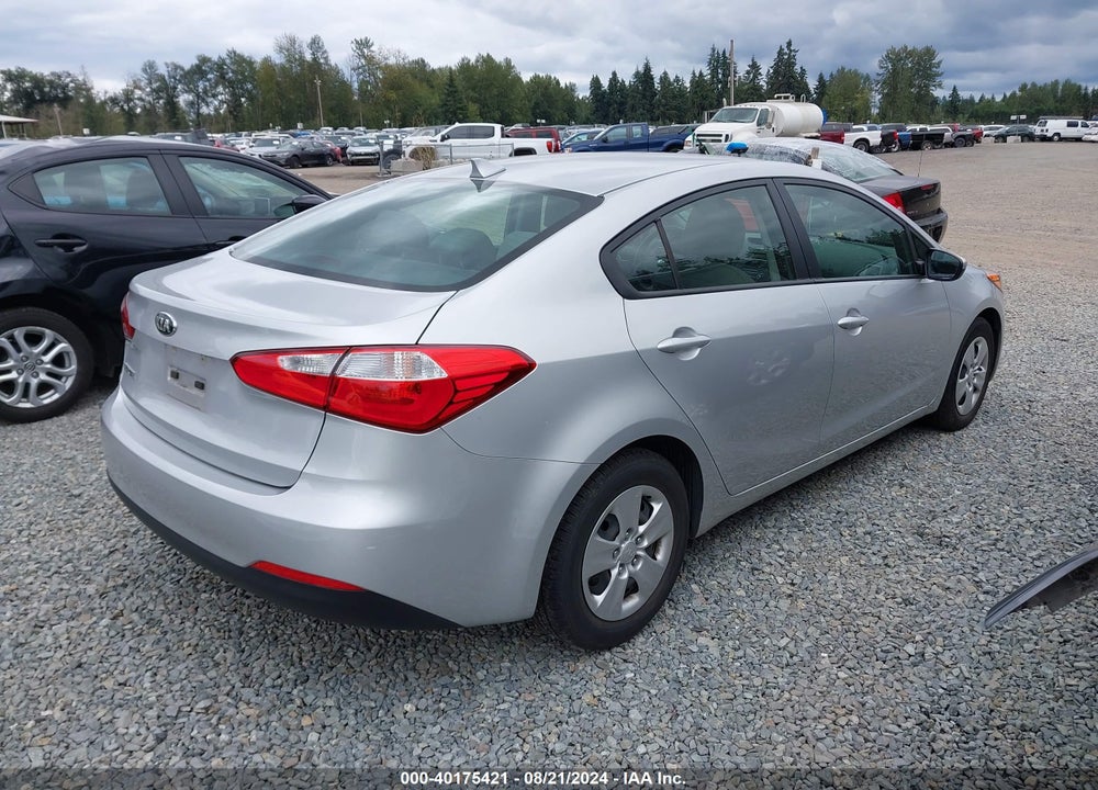 2016 KIA FORTE LX VIN: KNAFK4A68G5503252