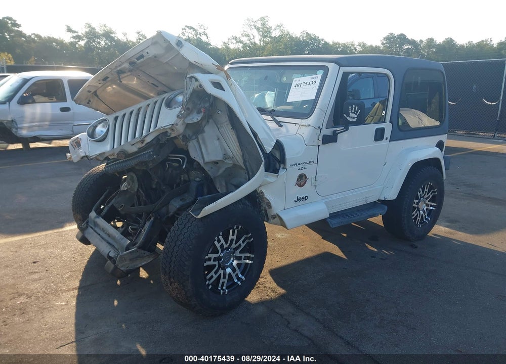 2001 JEEP WRANGLER SAHARA VIN: 1J4FA59S11P341922