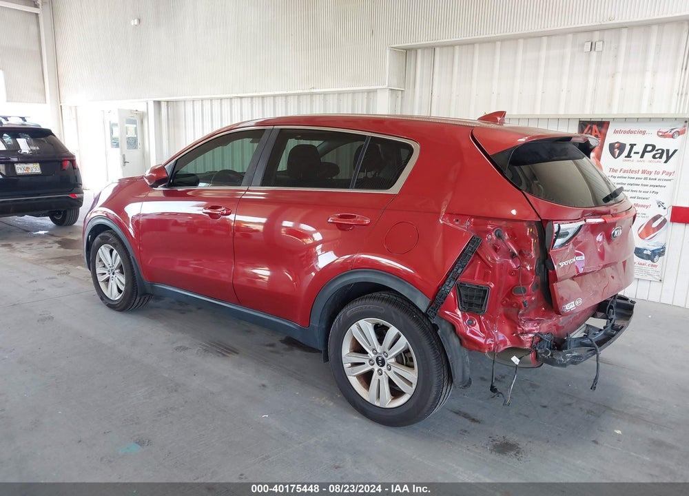 2017 KIA SPORTAGE LX VIN: KNDPM3AC9H7279660