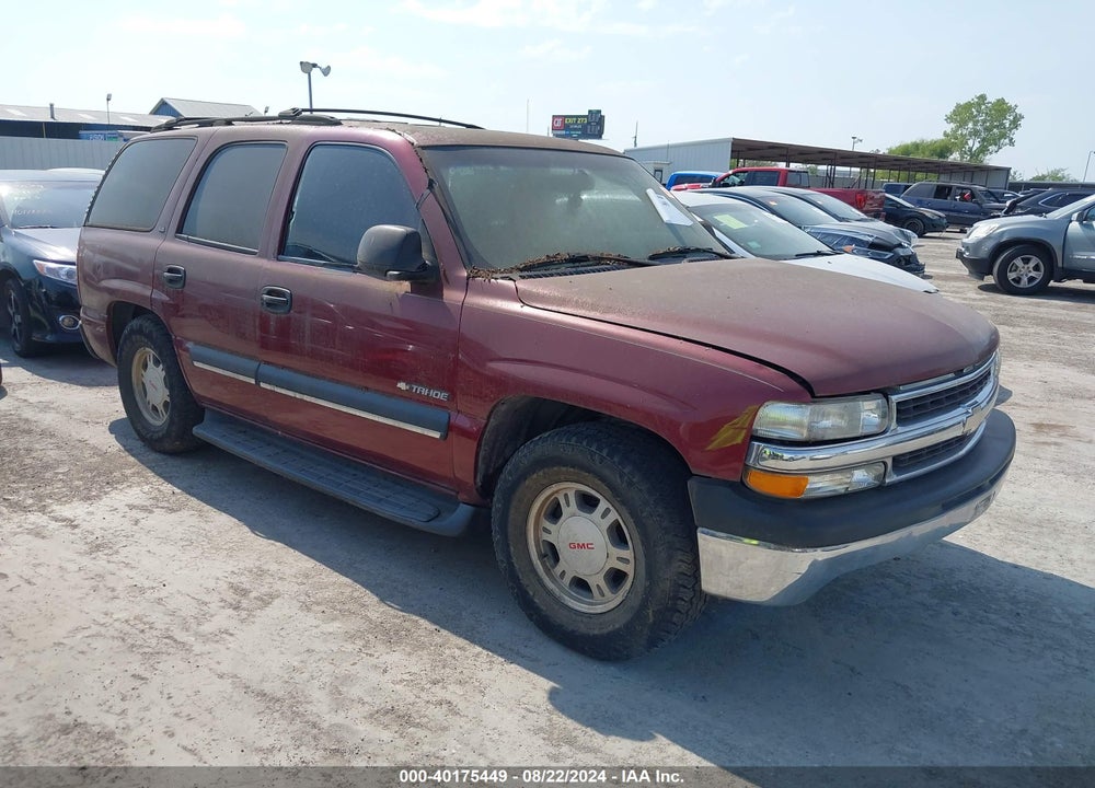 2002 CHEVROLET TAHOE LS VIN: 1GNEC13V02R214955