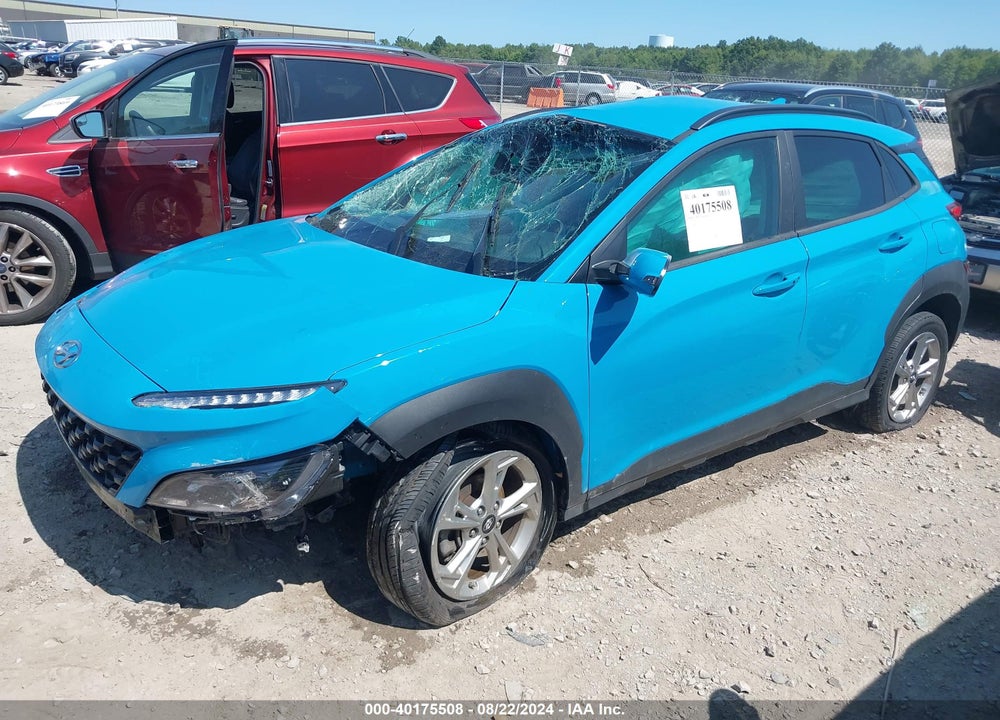 2022 HYUNDAI KONA SEL VIN: KM8K62AB7NU778472