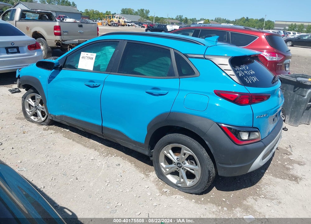 2022 HYUNDAI KONA SEL VIN: KM8K62AB7NU778472