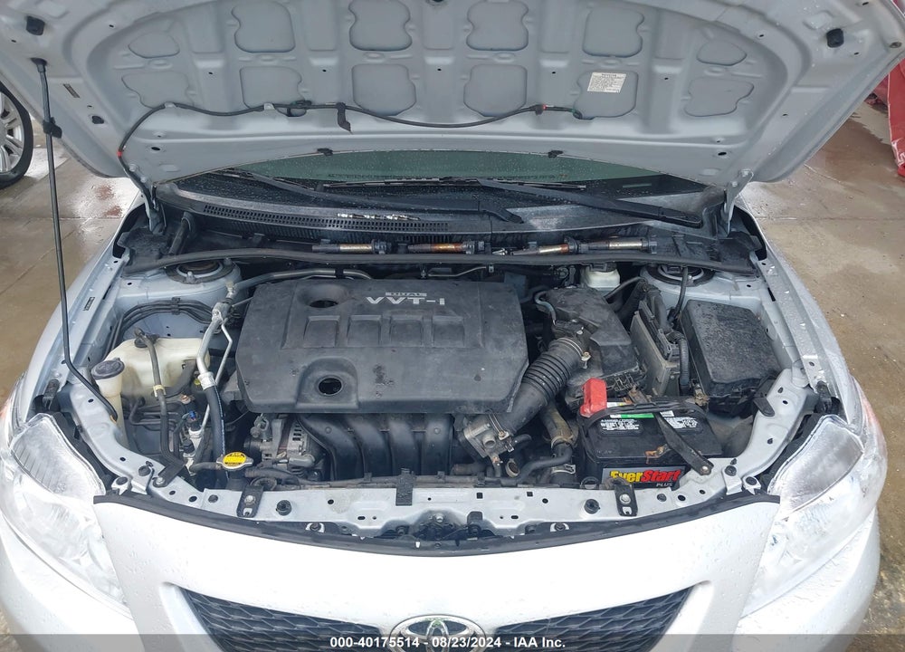2009 TOYOTA COROLLA VIN: 2T1BU40E09C138334