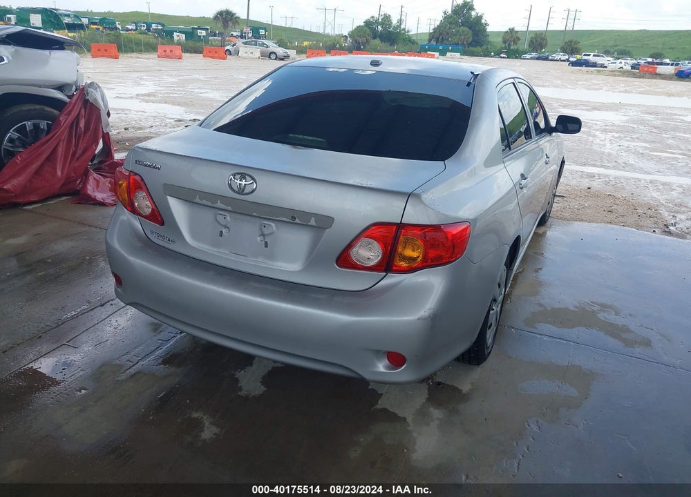 2009 TOYOTA COROLLA VIN: 2T1BU40E09C138334