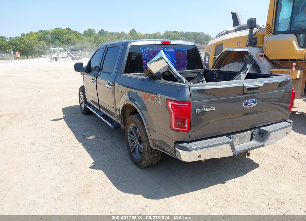 2015 FORD F-150 LARIAT VIN: 1FTEW1EG3FFA96017