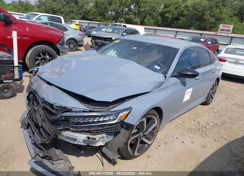 2022 HONDA ACCORD SPORT VIN: 1HGCV1F3XNA108179