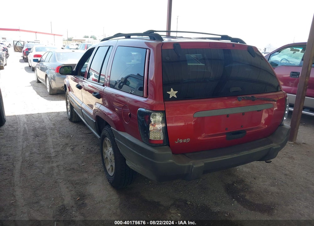 2001 JEEP GRAND CHEROKEE LAREDO VIN: 1J4GX48S71C722907