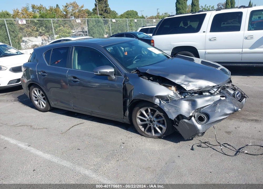 2013 LEXUS CT 200H VIN: JTHKD5BHXD2134133