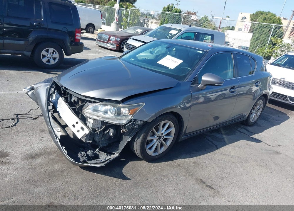 2013 LEXUS CT 200H VIN: JTHKD5BHXD2134133