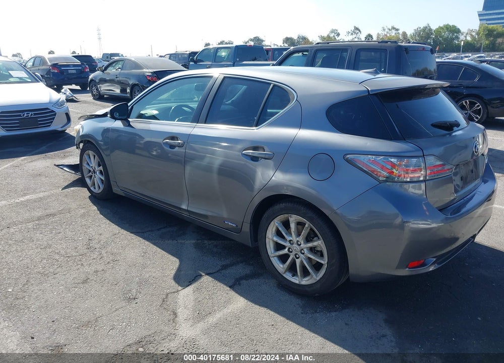 2013 LEXUS CT 200H VIN: JTHKD5BHXD2134133