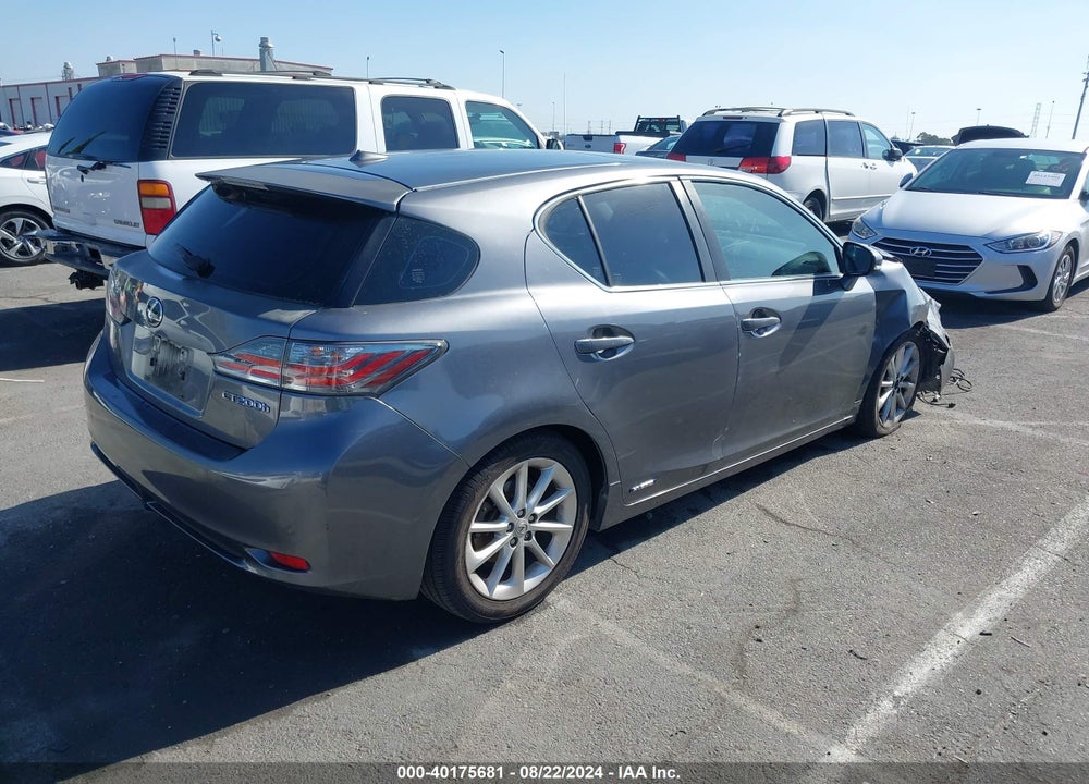 2013 LEXUS CT 200H VIN: JTHKD5BHXD2134133
