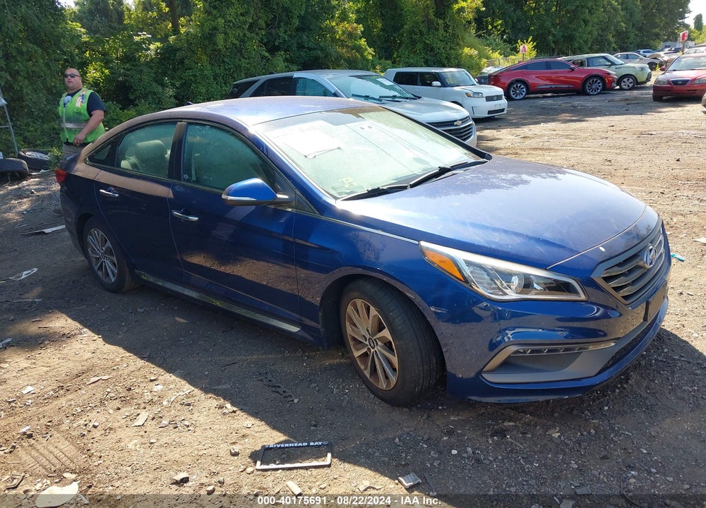 2016 HYUNDAI SONATA SPORT VIN: 5NPE34AF1GH277633