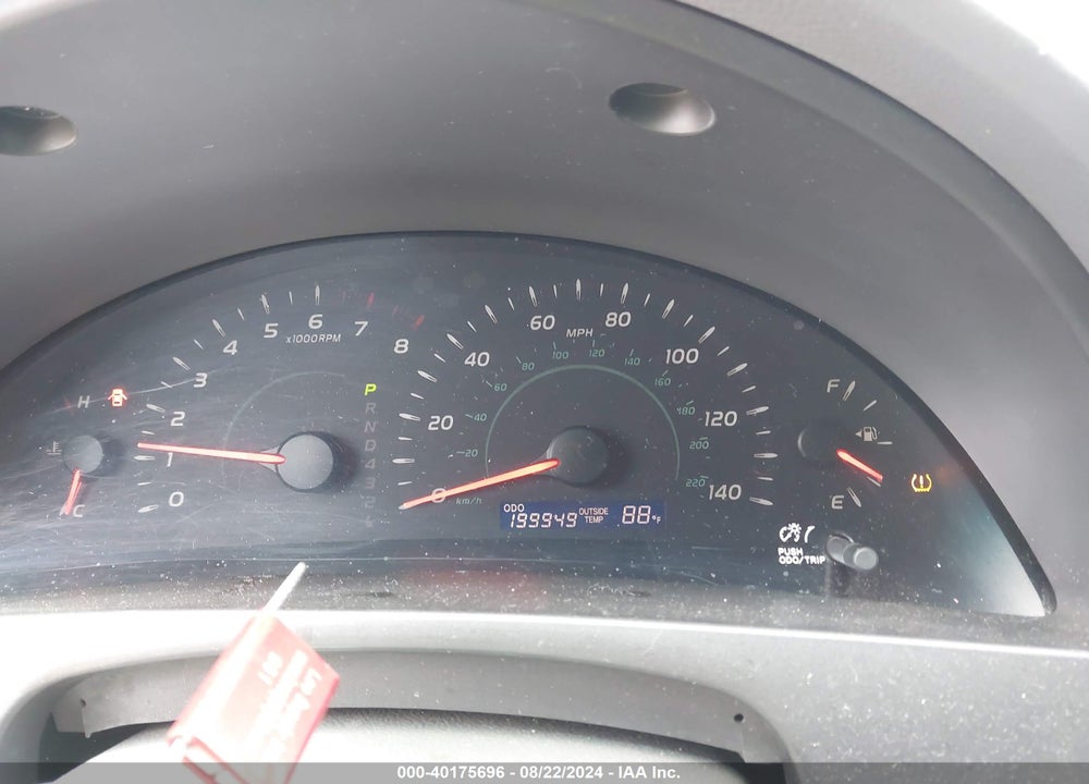 2009 TOYOTA CAMRY LE VIN: 4T1BE46K19U374287