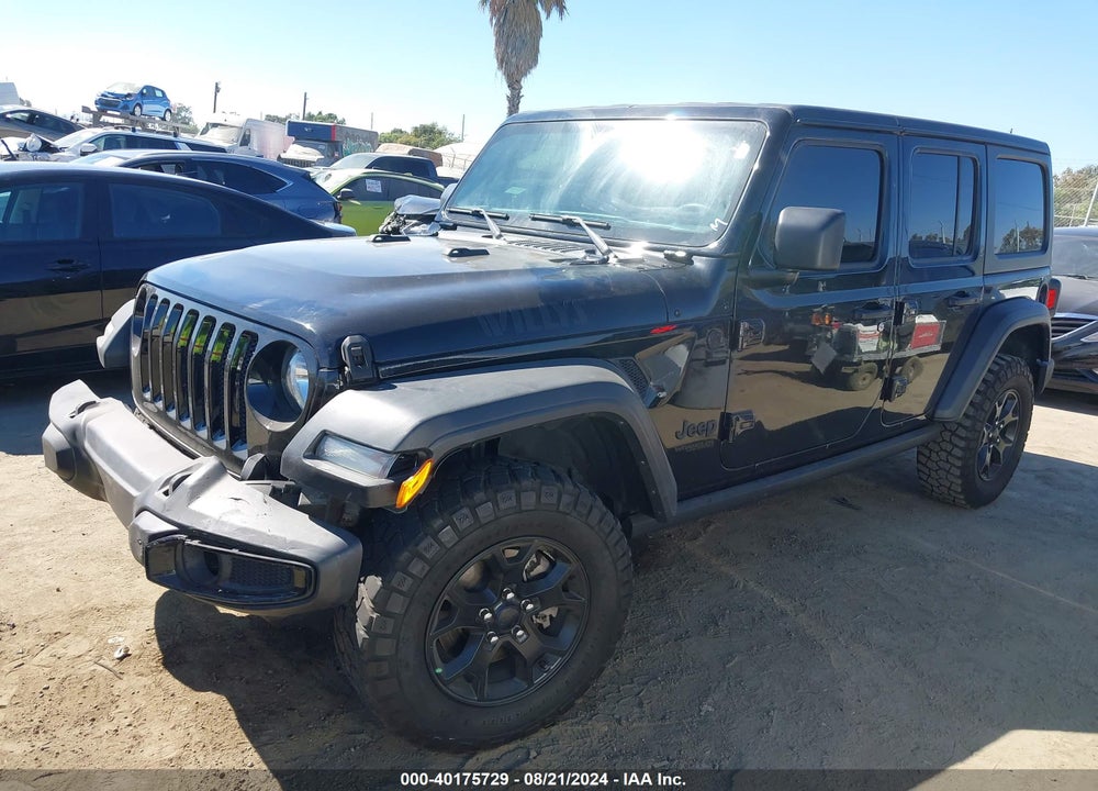 2022 JEEP WRANGLER UNLIMITED WILLYS SPORT 4X4 VIN: 1C4HJXDG6NW225513